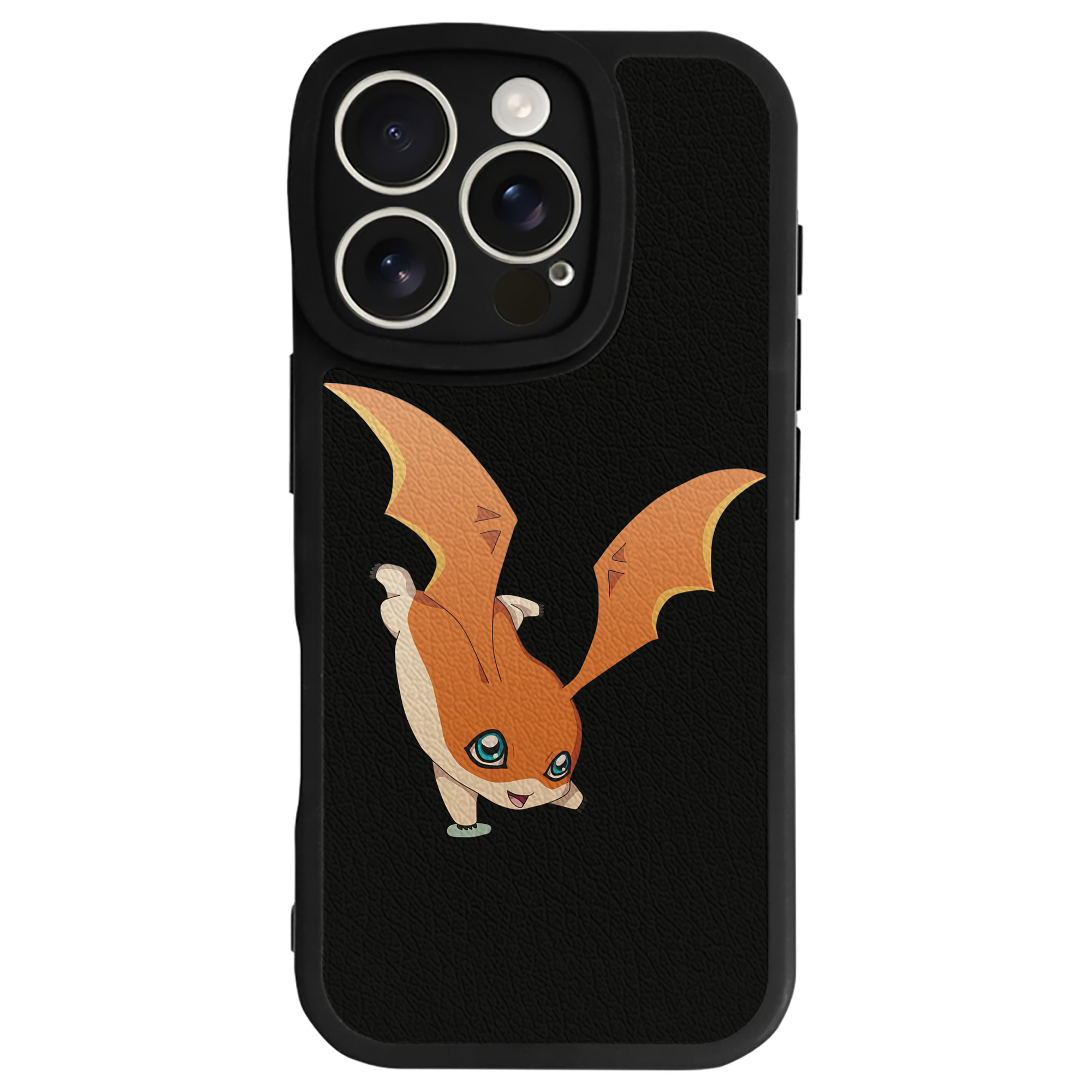 （画像用） Digimon デジタルモンスター/デジモン 【iPhone 16シリーズ対応】シリコンスマホケース（レザー調） 材質：シリコン